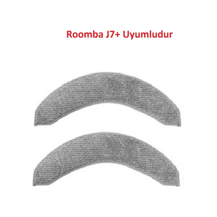 İrobot Uyumlu Roomba Combo J7+ Uyumlu Yedek Mop Paspas 2 Adet