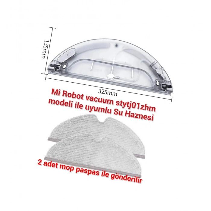 Mi Robot Model Stytj01zhm Uyumlu Su Haznesi Mop Takma Aparatı