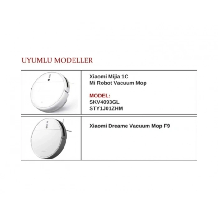 Mi Robot Vacuum Mop Stytj01zhm Uyumlu 4 Adet Paspas