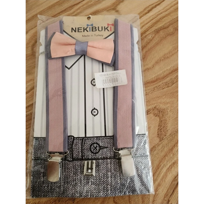 Papyonlu Pantolon Askısı - Askı Papyon 2-9 Yaş