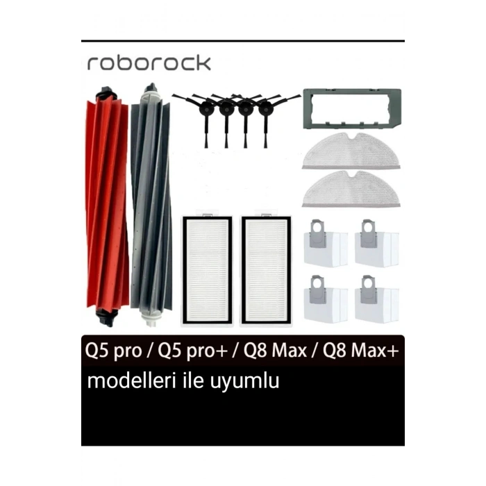 Q5 pro+ Q8 Max + plus uyumlu yedek parçalar