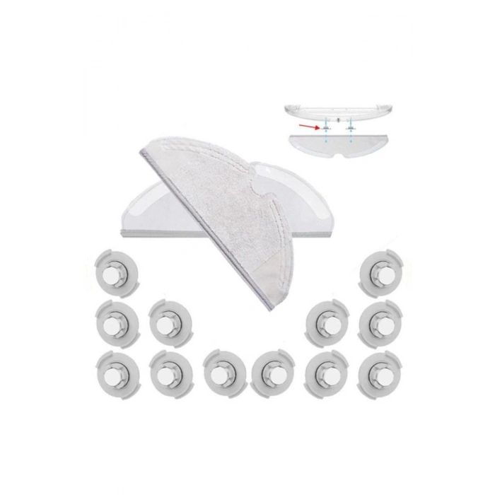 Roborock 50 S51 S6 S5 Max 2 Ad.paspas 12 Ad.Su Tankı Filtre
