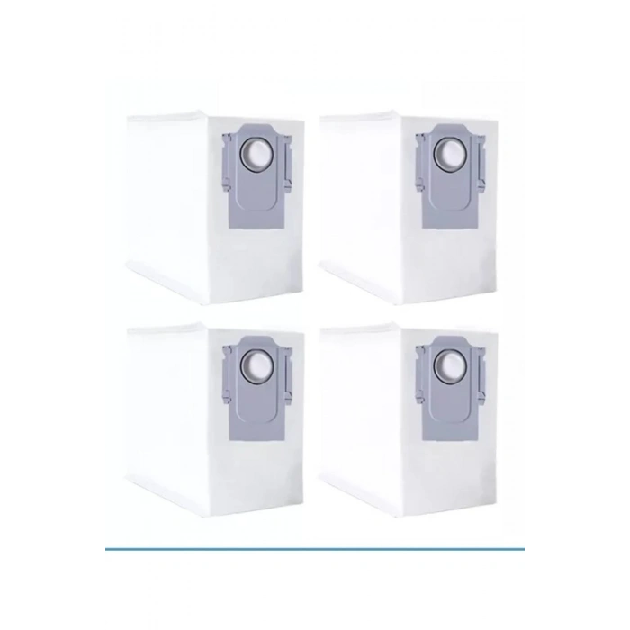 Roborock Q8 Max Q5 Pro uyumlu yedek toz torbası 4 adet