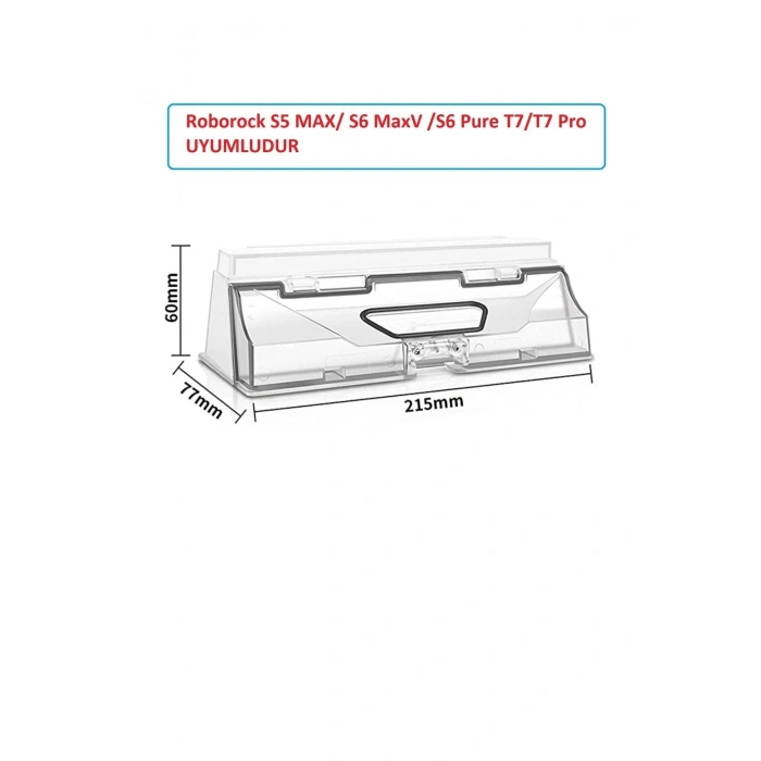 Roborock S5 MAX / S6 MaxV /S6 Pure T7/T7 Pro Toz Haznesi