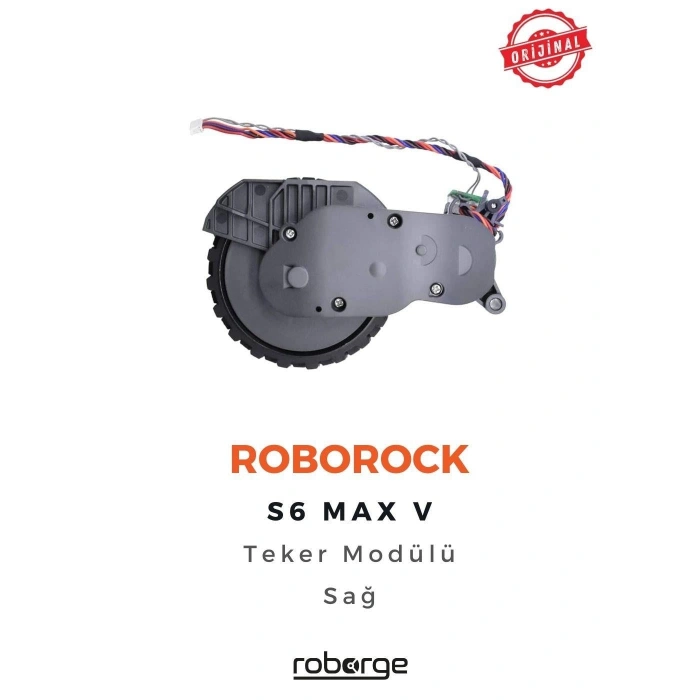 Roborock S6 Max V Robot Süpürge Uyumlu Teker Modülü - Sağ - Orijinal Ürün