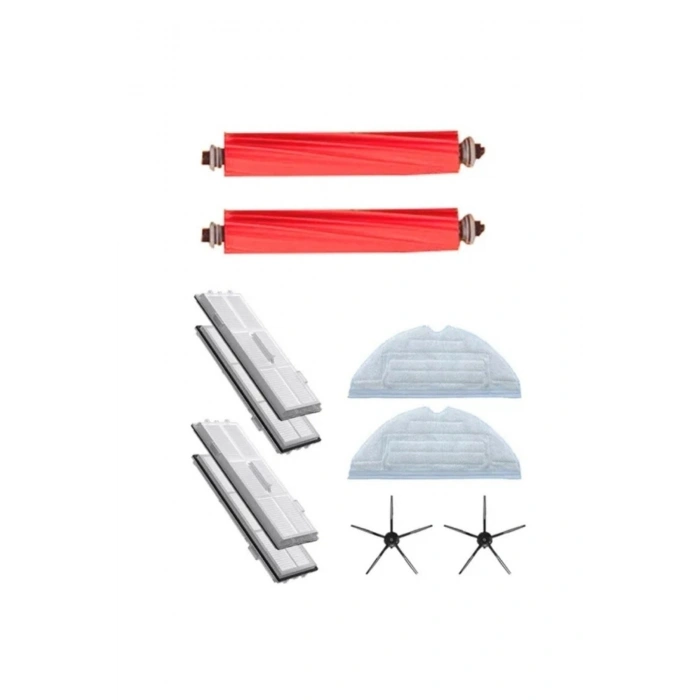 Roborock S7 Sonic Mopping + S7 S7 Maxv S7 Pro Uyumlu Set (Hepa Filtre, Fırça, Mop, Paspas)