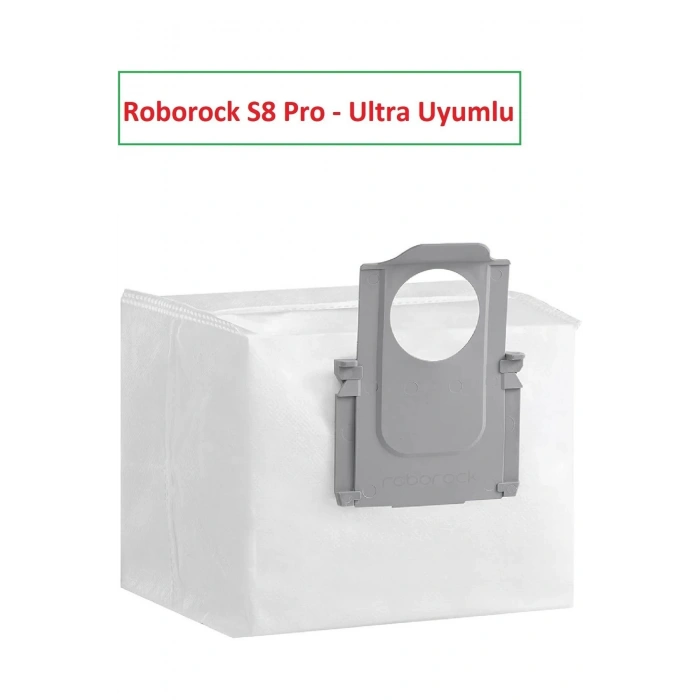 Roborock S8 Pro Ultra Plus Uyumlu 1 Adet Toz Torbası