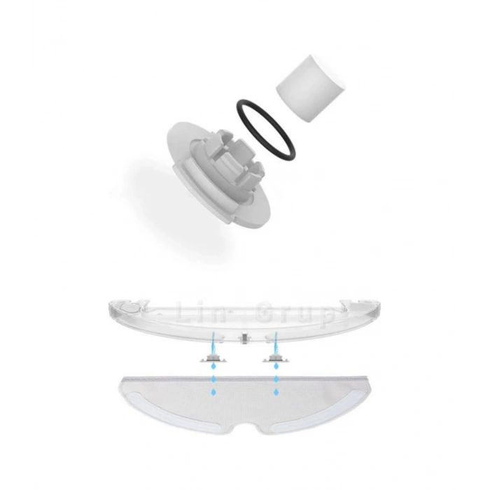 Roborock Uyumlu Q5+ Plus Robot Süpürge Vacuum Mop Braketi Su Tapası
