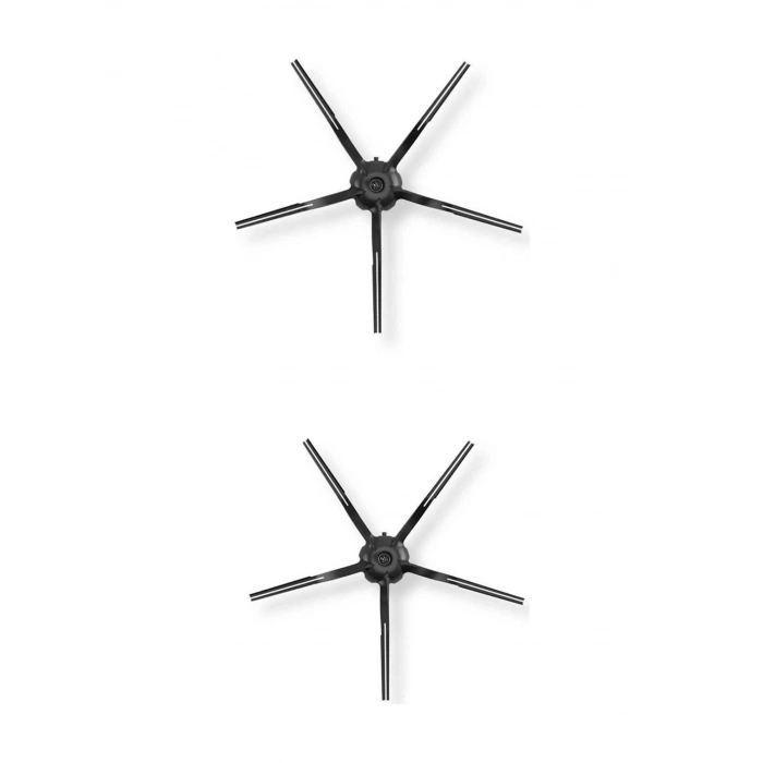 Roborock Uyumlu S6 Maxv / S5 Max / S6pure 2li Yan Fırça Siyah