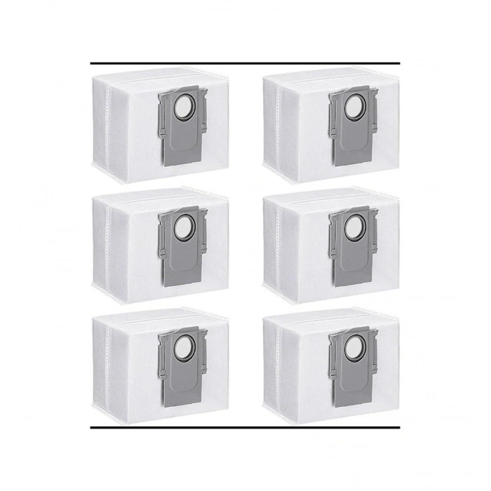 Roborock Uyumlu S7 S7 Max T7 Modelleri Ile Uyumlu 6 Adet Toz Torbası