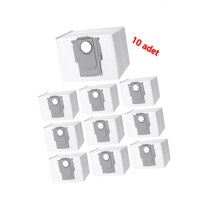 Roborock Uyumlu S8 Pro S8+ S7+ Q7 Max Q5 Max S8 Maxv Uyumlu Toz Torbası 10 Adet