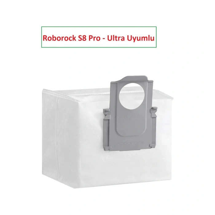 Roborock Uyumlu S8 Pro Ultra Plus Uyumlu 1 Adet Toz Torbası