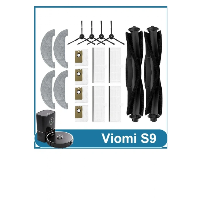 VIOMI S9 Yedek Fırça Filtre Paspas Seti