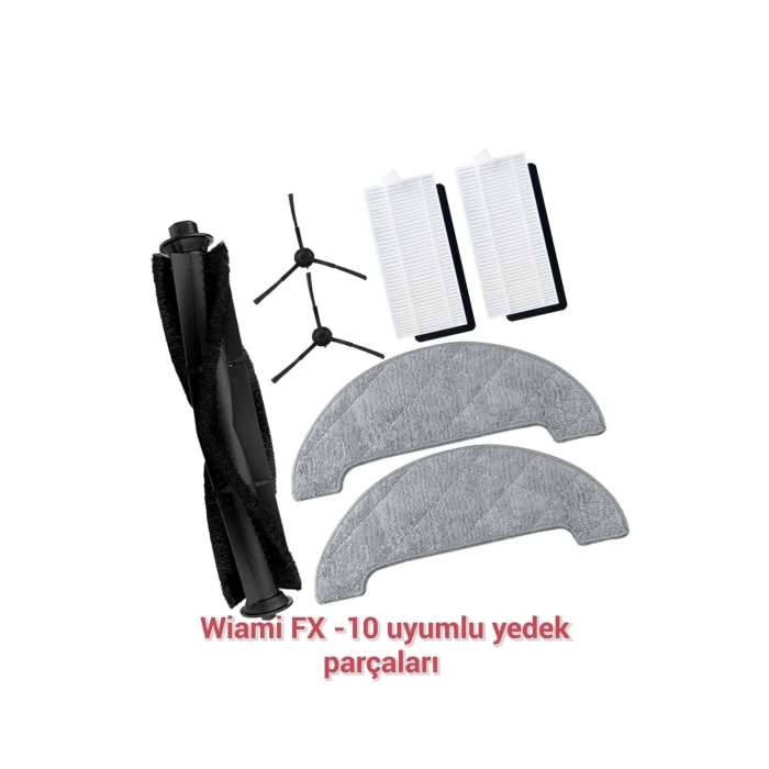 Wiami FX-10 uyumlu yedek parça seti fırça filtre Mop Paspas