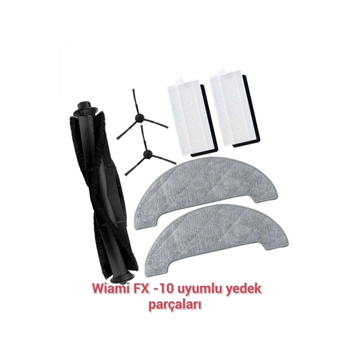 Wiami FX-10 uyumlu yedek parça seti fırça filtre Mop Paspas