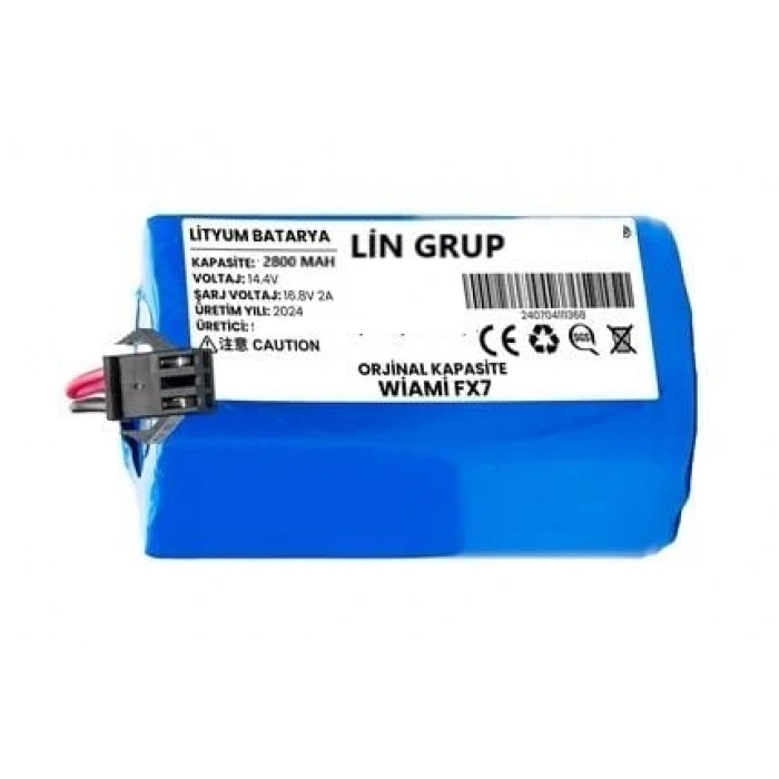 Wiami FX-7 Uyumlu Batarya Pil  2800 Mah.