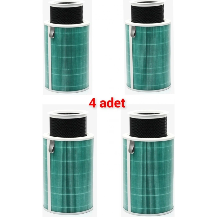 Xıaomı Air Purifier 1s 2s 3s 1h 2h 3h Uyumlu Çipli Yedek Filtre 4 Adet
