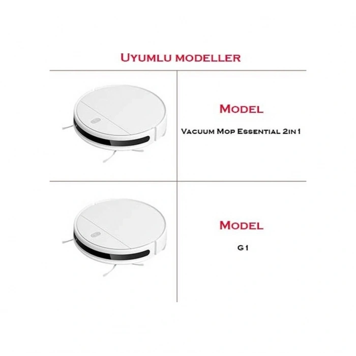 Xiaomi Mi Vacuum Mop 2in1 Essential Uyumlu 2li Yan Fırça