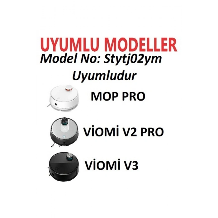 Xiaomi MiRobot Mop Pro Cleaner Mop P Model Stytj02ym 5 Parça - Yedek Set