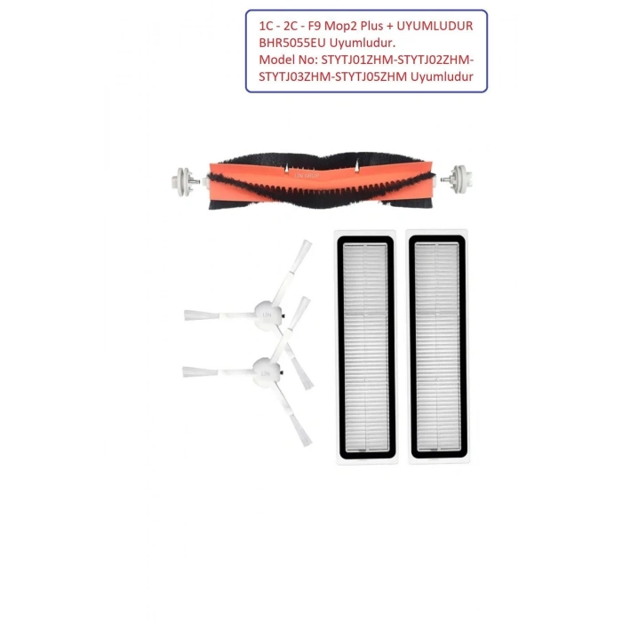 Xiaomi Mop 2 BHR5055EU uyumlu Yedek fırça filtre set