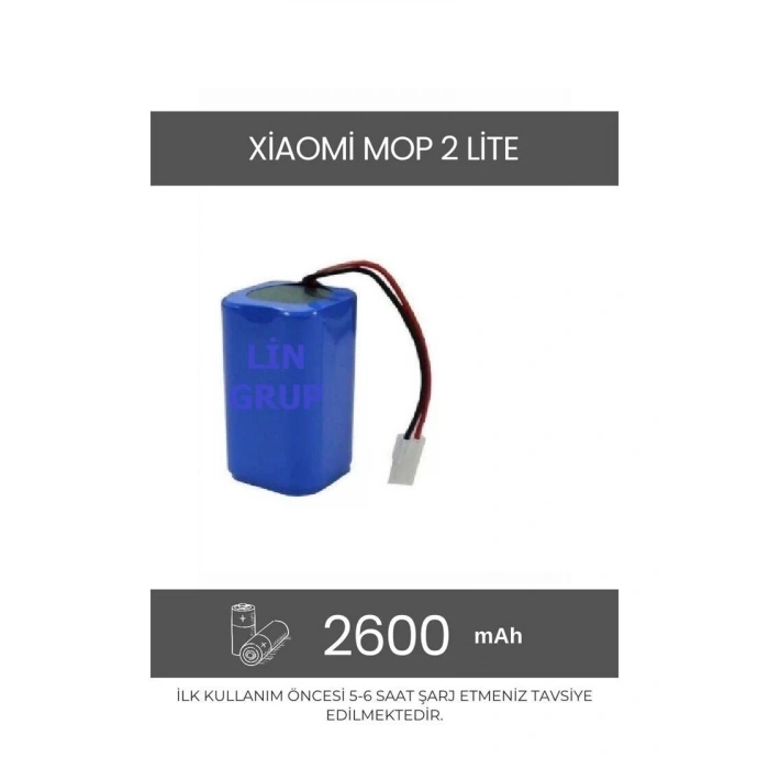 Xiaomi Mop 2 Lite Uyumlu Batarya Pil 2600 MAh.