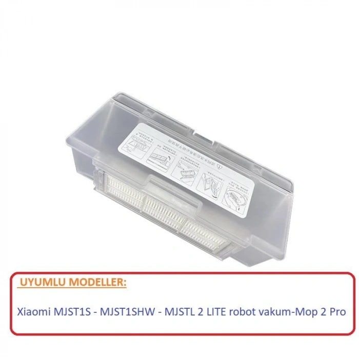 XIAOMI Mop 2 Pro MJST1SHW - Mop 2 Lite MJSTL Modeli Uyumlu Orijinal Toz Haznesi