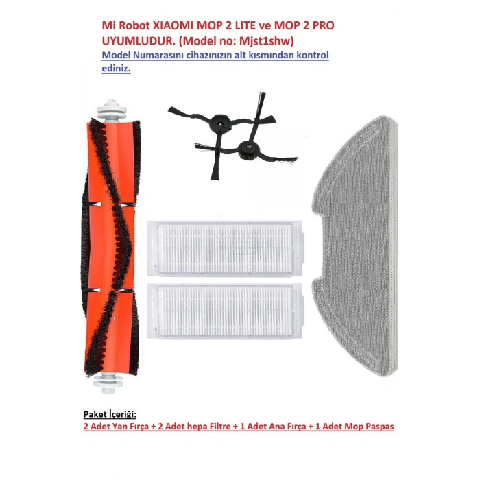 Xiaomi Mop 2 Pro ve Mop 2 Lite Yedek Parça (MJST1SHW Modeli)