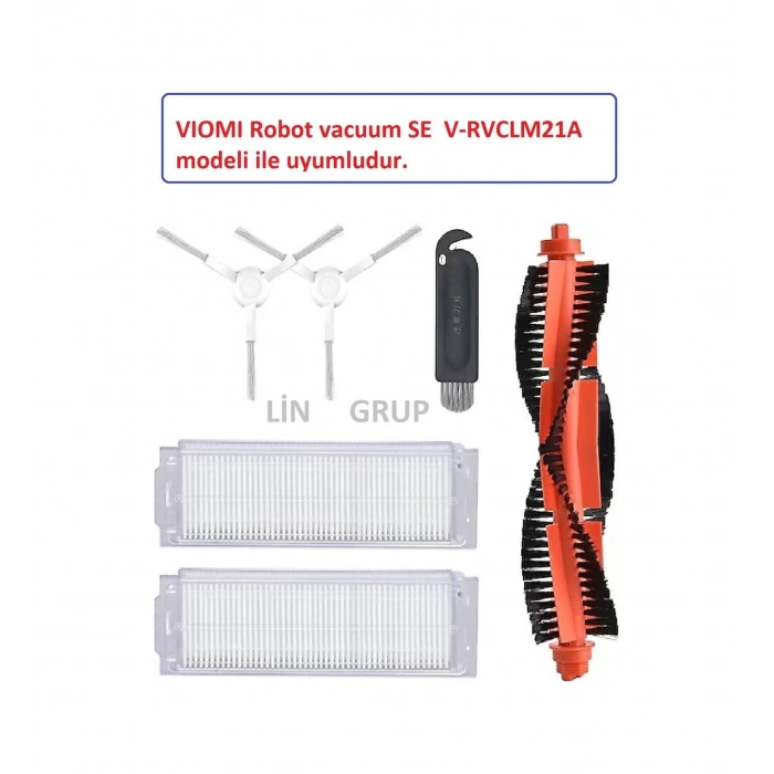 Xıaomı S10 Ve S12 Robot Süpürge Uyumlu Yer Fırçası Seti