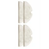 Roborock S5 Max Uyumlu 4 Adet Mop Microfiber Bez