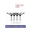 Lin Grup Roborock S7  Q5 Q7 S8 Plus S8 Pro S8 Ultra Uyumlu 4 Adet Yan Firça Uyumlu