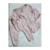 Lin Grup Kız Şerit Dantelli Kelebek Desen Sweatshirt Ve Fiyonk Figürlü Alt Eşofman Takım