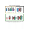 Lin Grup Xiaomi Air Purifier 1S 2S 3S 1H 2H 3H Uyumlu Çipli Yedek Filtre 4 Adet
