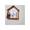 Lin Grup Anahtarlık - Anahtar Dolabı, Anahtarlık Askısı - Ahşap 27 X 24 Cm