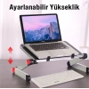 Katlanabilir Dizüstü Bilgisayar/ Laptop Tablet Standı Fanlı