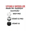 Xiaomi MiRobot Mop Pro Cleaner Mop P Model Stytj02ym 5 Parça - Yedek Set