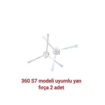 360 S7 robot süpürge uyumlu yan fırça süpürme fırçası 2 adet