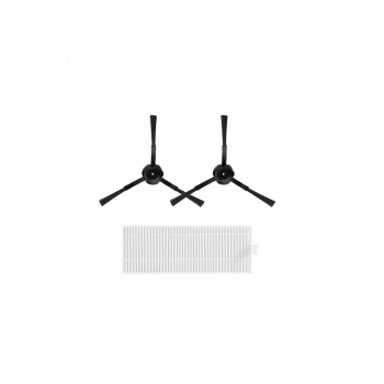 360 Vacuum Mop Cleaner S10 Robot Süpürge 3lü Yedek Parça Seti -