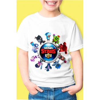 Brawl Stars Tişört Baskılı T-shirt