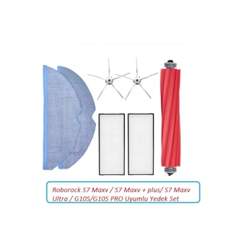 Roborock S7 Maxv / S7 Maxv + plus/ S7 Maxv Ultra / G10S/G10S PRO Uyumlu Yedek Set