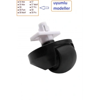 Robocork S5 max S6 maxv S7 sonic mopping Q7 S8 Uyumlu Ön Teker (plastik ile)