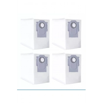 Roborock Q8 Max Q5 Pro uyumlu yedek toz torbası 4 adet