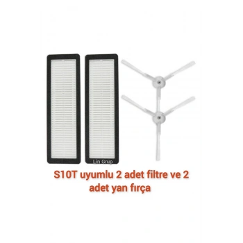 Xiaomi S10T model STFCR01SZ uyumlu filtre yan fırça yedek