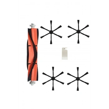 Mijia 1c.vacuum Mop 1c Ve 2c Ile- Mop Pro 2+ 3d-mop 2 Ultra Mop 2 Pro Uyumlu Siyah Set-6 Adet