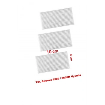 TCL Sweeva 6500 / 6500M Uyumlu 3 Adet Hepa Filtre