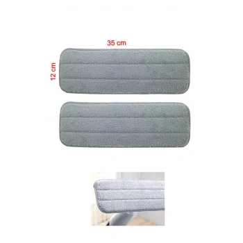 360 derece dönebilen sprey mop paspas yedek Universal 35x12 cm