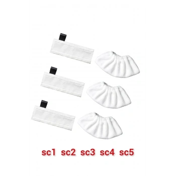 Sc1 sc2 sc3 sc4 sc5 Easyfix Yer Başlığı Havlu Seti Buhar mop yedek Bezi 6 parça