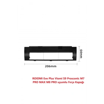ROIDMI Eve Plus Viomi S9 Proscenic M7 PRO MAX M8 PRO uyumlu Fırça Kapağı