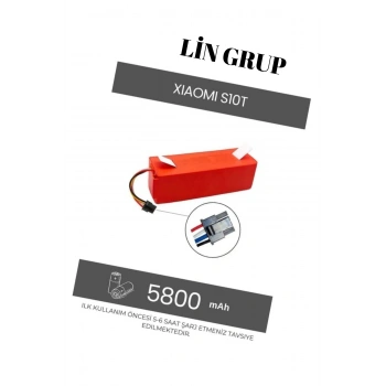 Xiaomi S10T robot süpürge uyumlu batarya pil 5800 mah