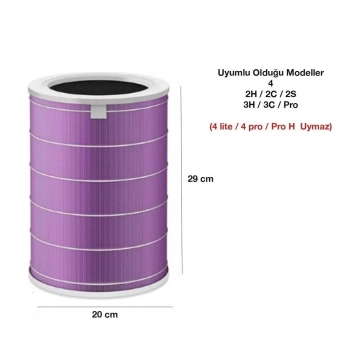 iaomi Mi Air Purifier akıllı hava temizleyici 1h 2h 3h 1S 2S 3S Uyumlu Rfid Çipli yedek Filtre