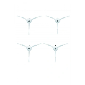 Roborock S50 S6 S60 S65 S55 S5 Max Uyumlu 4 Adet 3 Kollu Yan Fırça